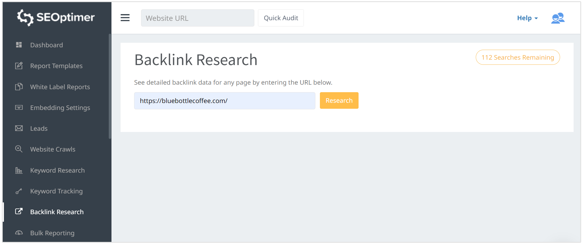 pesquisa de backlink